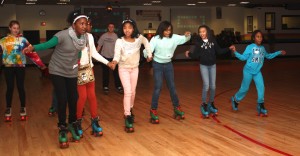 girls on skates