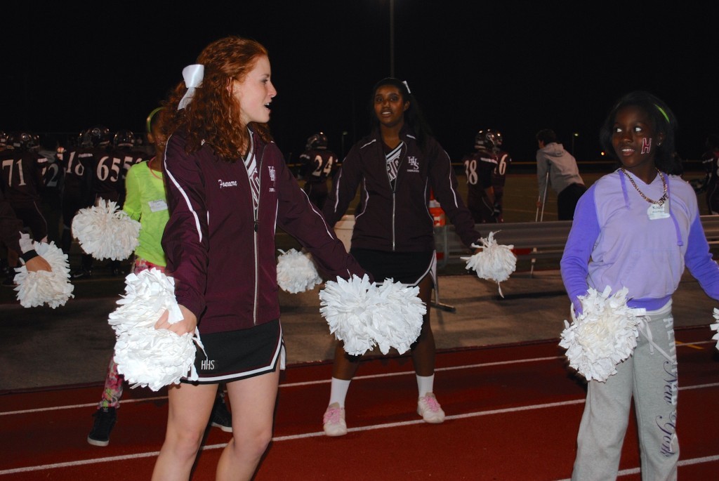 cheering