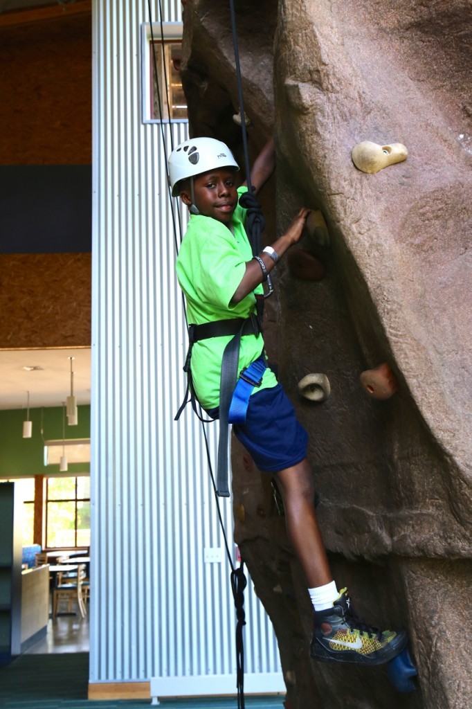 rock wall climb