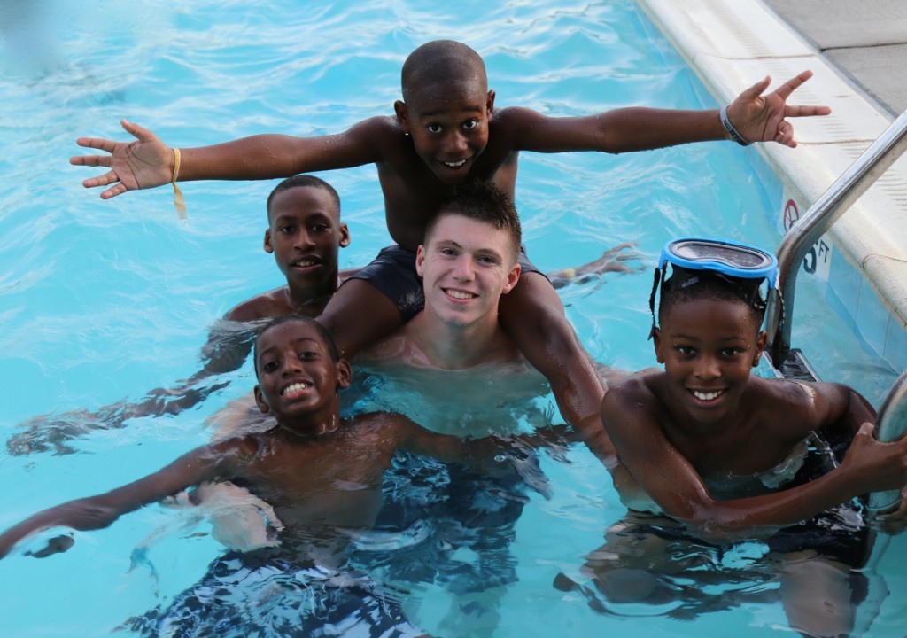 ryan and friends swim