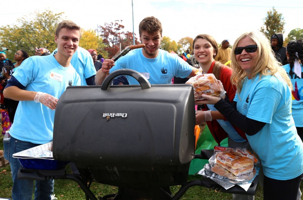 cooking hot dogs